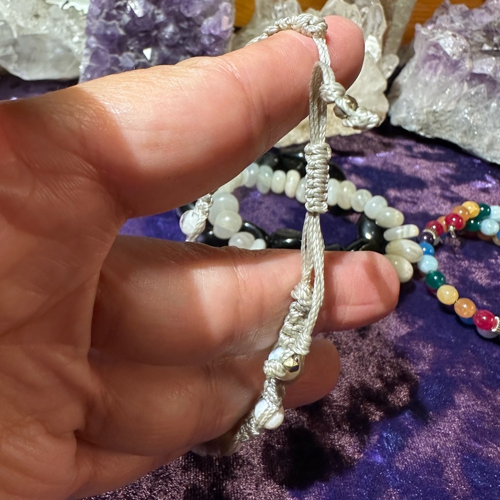 Crystal Bracelet Bundle - 4 Stretch Adjustable Br… - image 6